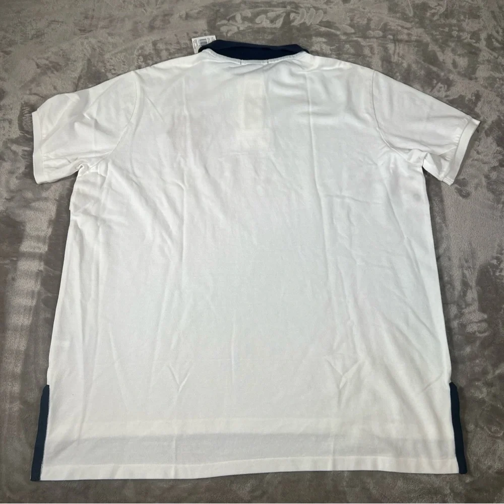 Polo Ralph Lauren Polo Mens XXL White New York Quality Crest Custom Fit Polo New